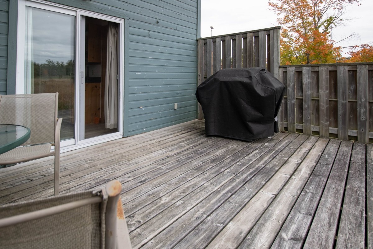 Private Deck overlooking wetlands
