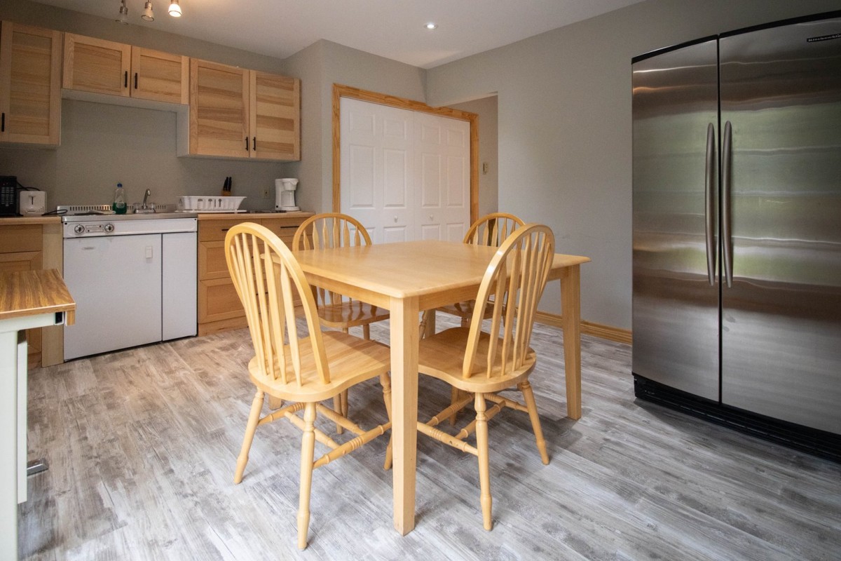 Kitchen into Bedroom area