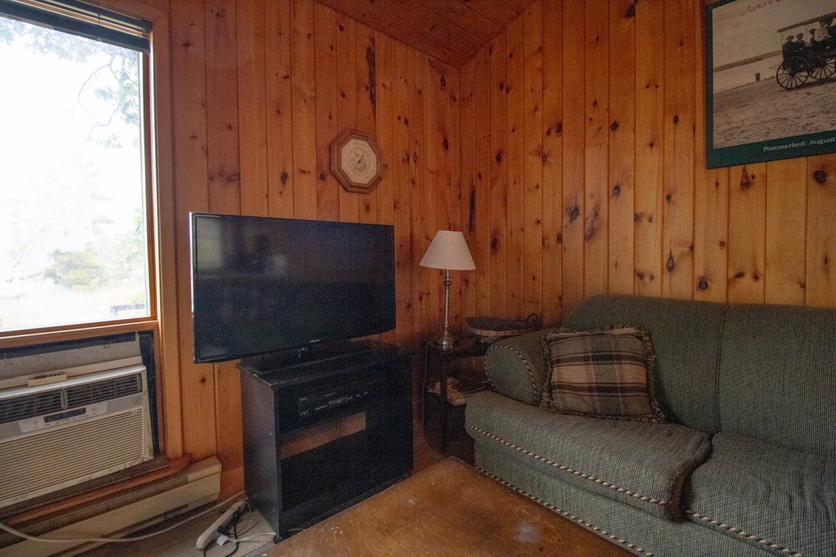 Living Room with Window AC