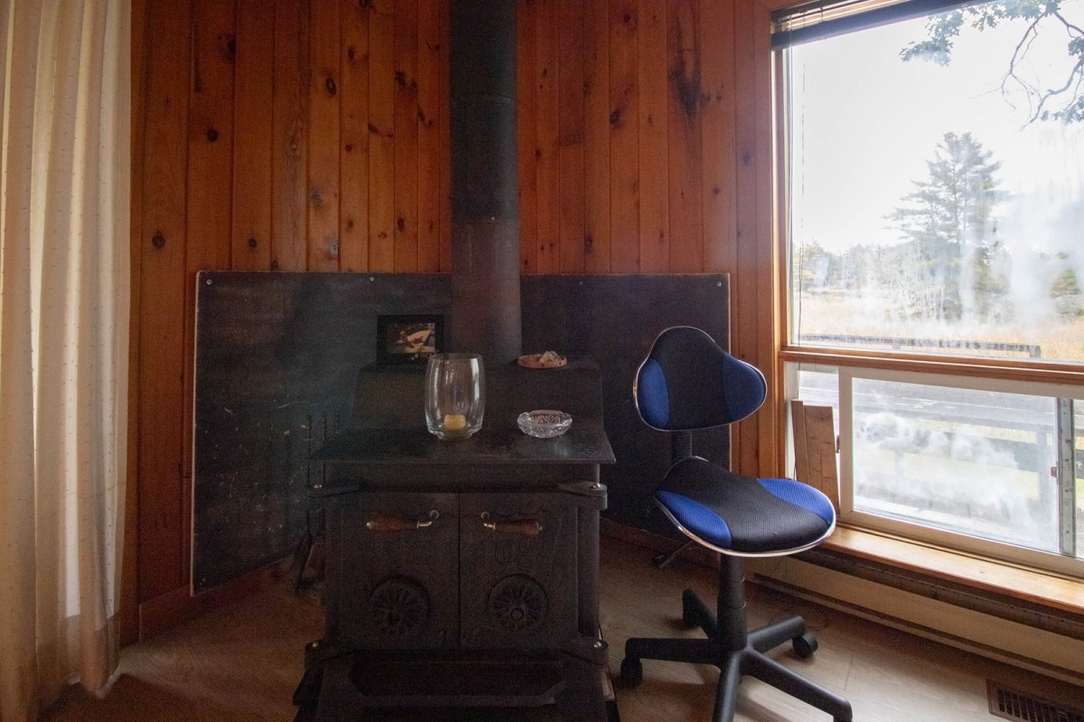Woodstove in the Living Room - Year Round