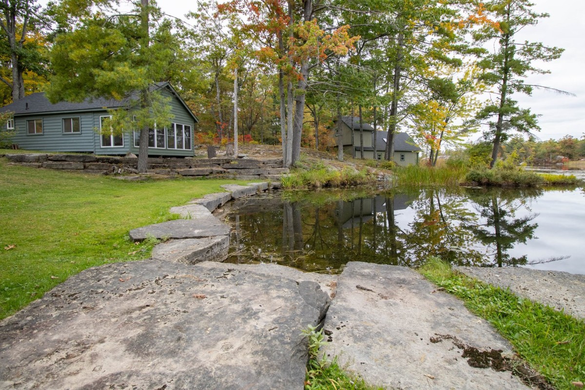 The Bay overlooking Bayview & Log Cabin