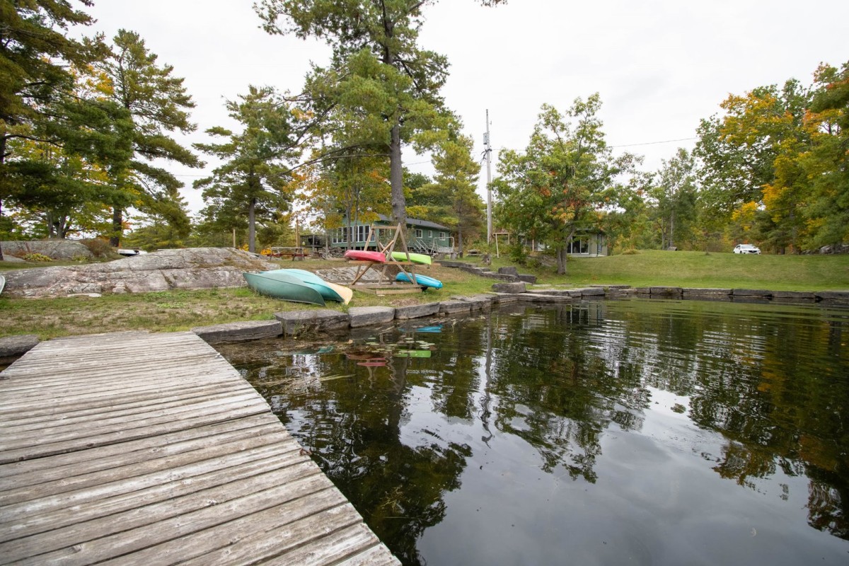 Dock looking towards Osprey & Gym