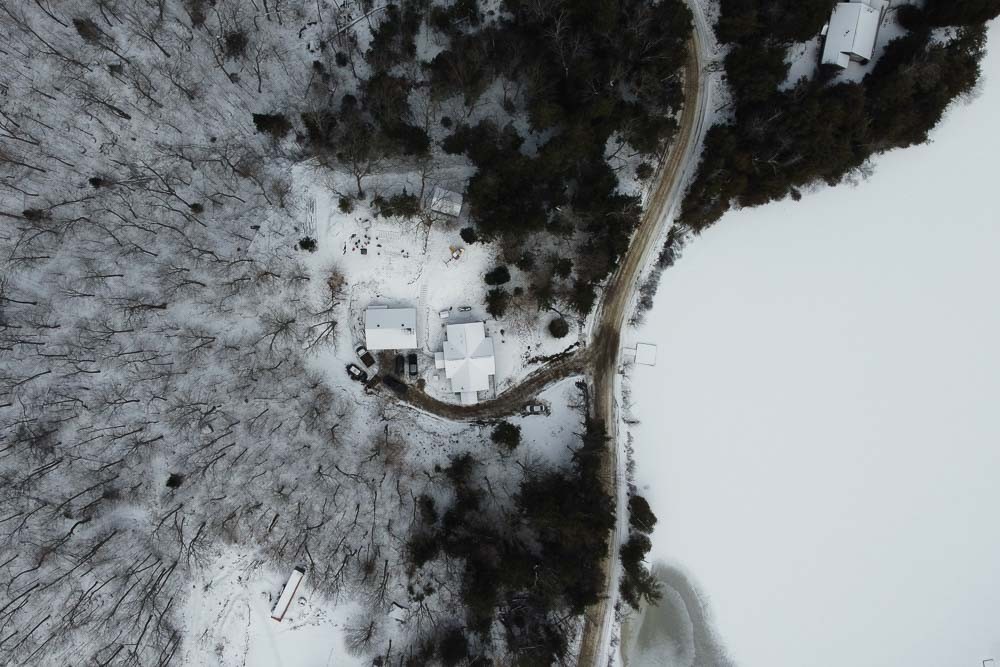 Winter Aerial View