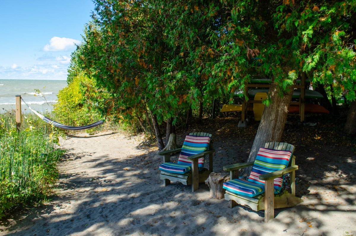 Beach chairs