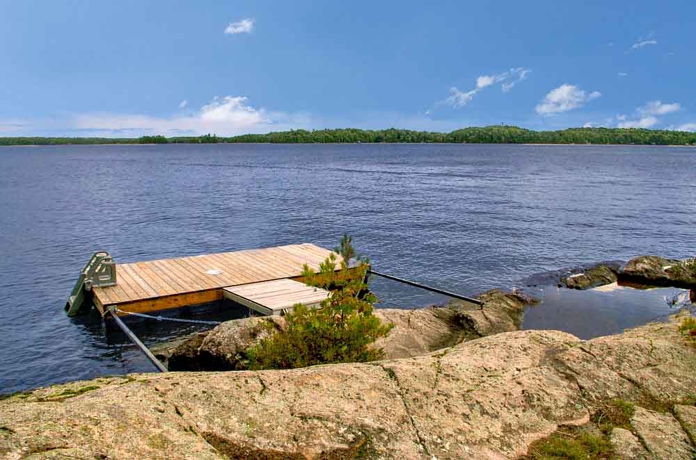 Cabin rentals with private docks
