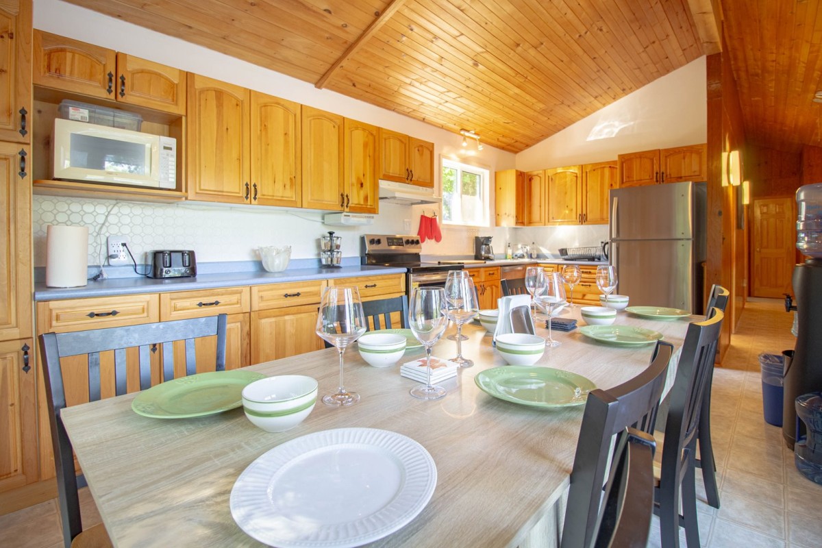 Dining in Kitchen