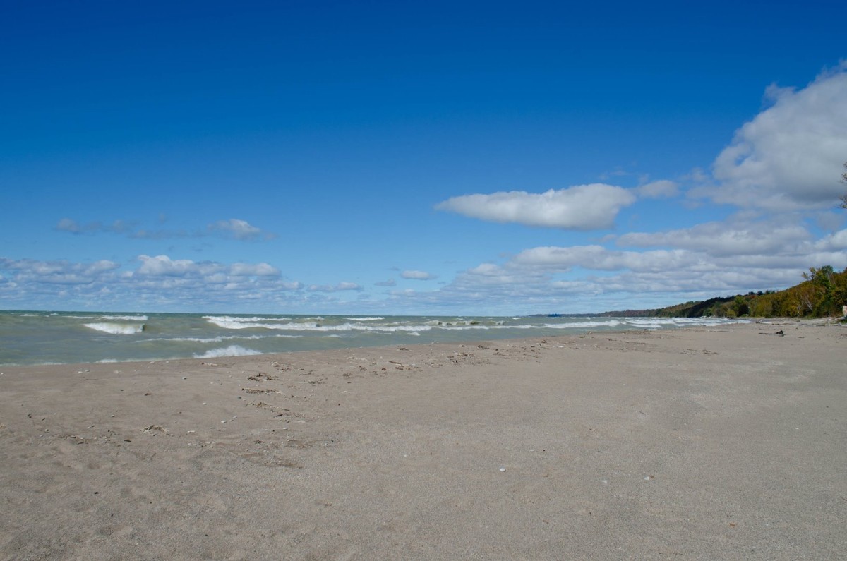Beach looking right