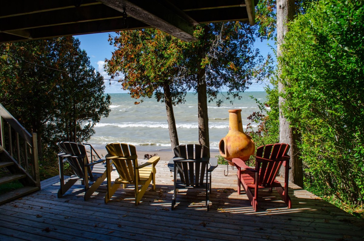 Platform overlooking the Beach