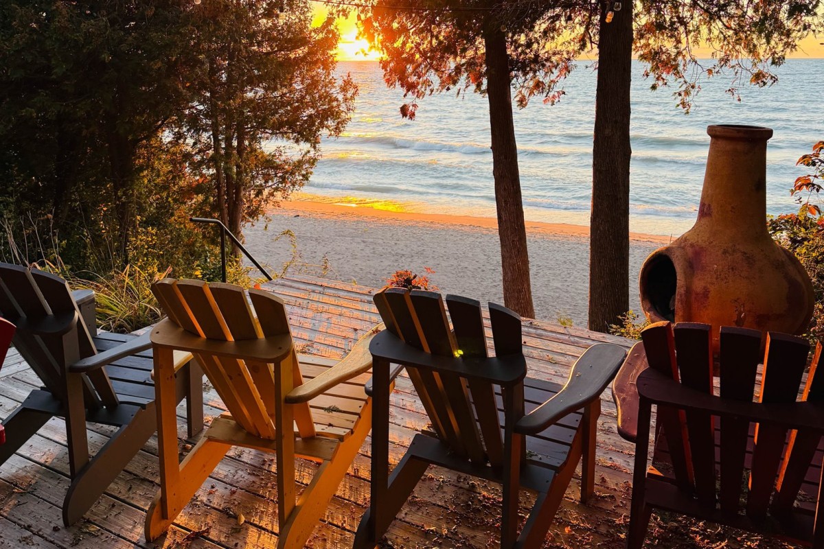 Sunset View from Deck