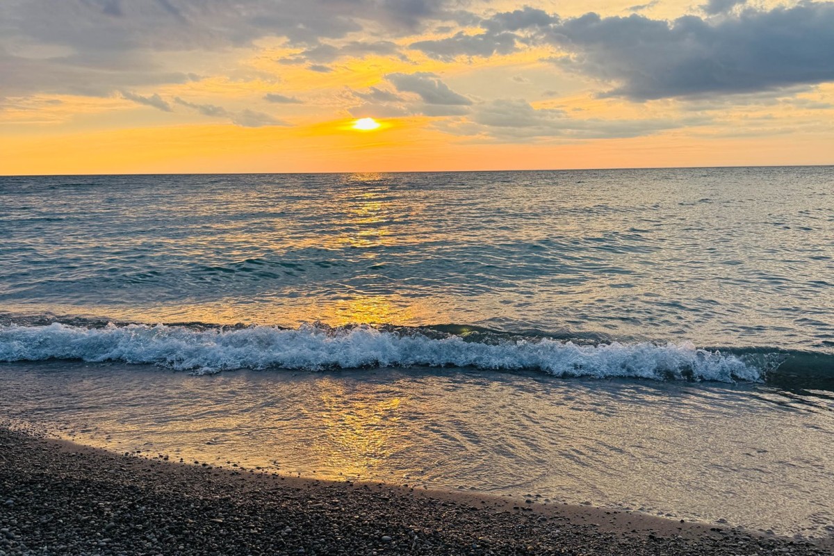 Sunset over Lake Huron