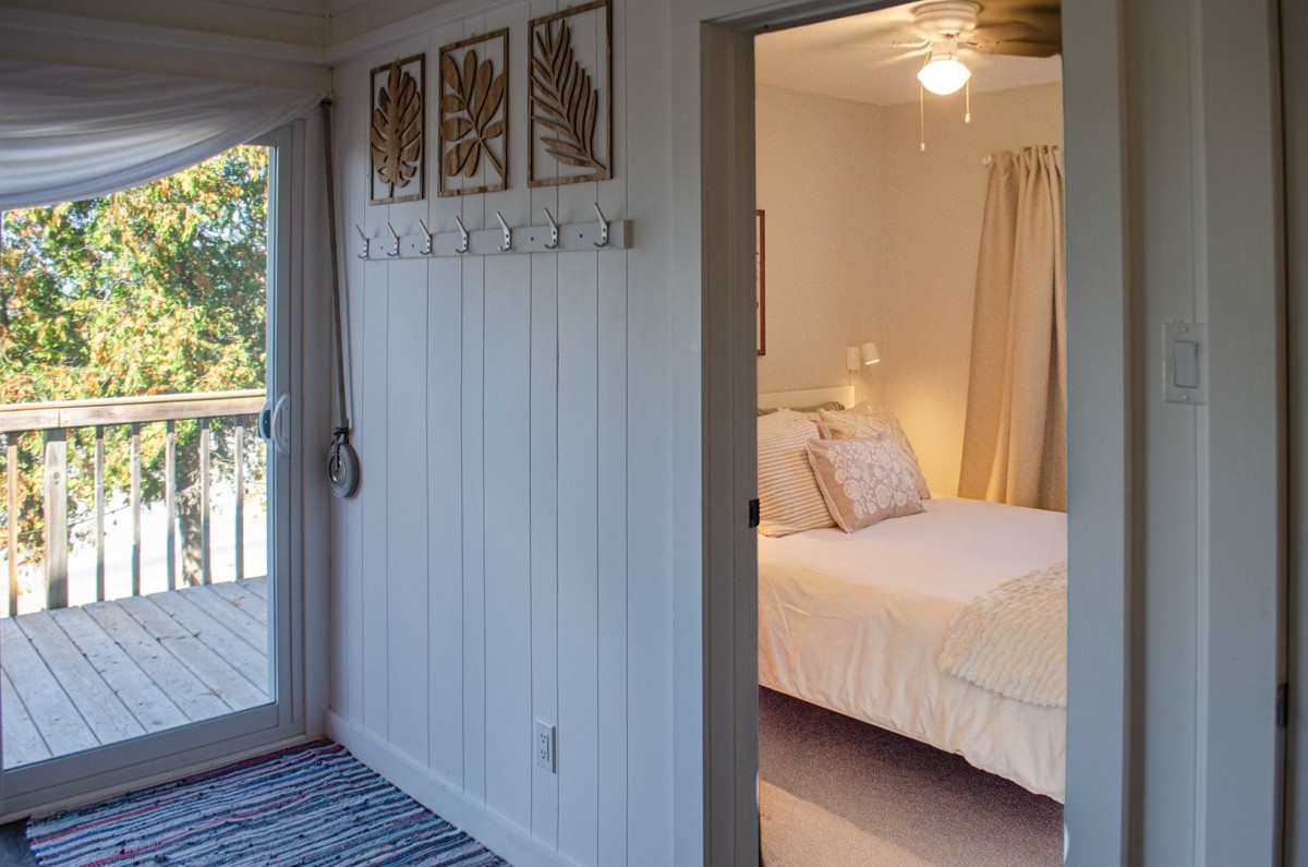 Primary bedroom and deck access