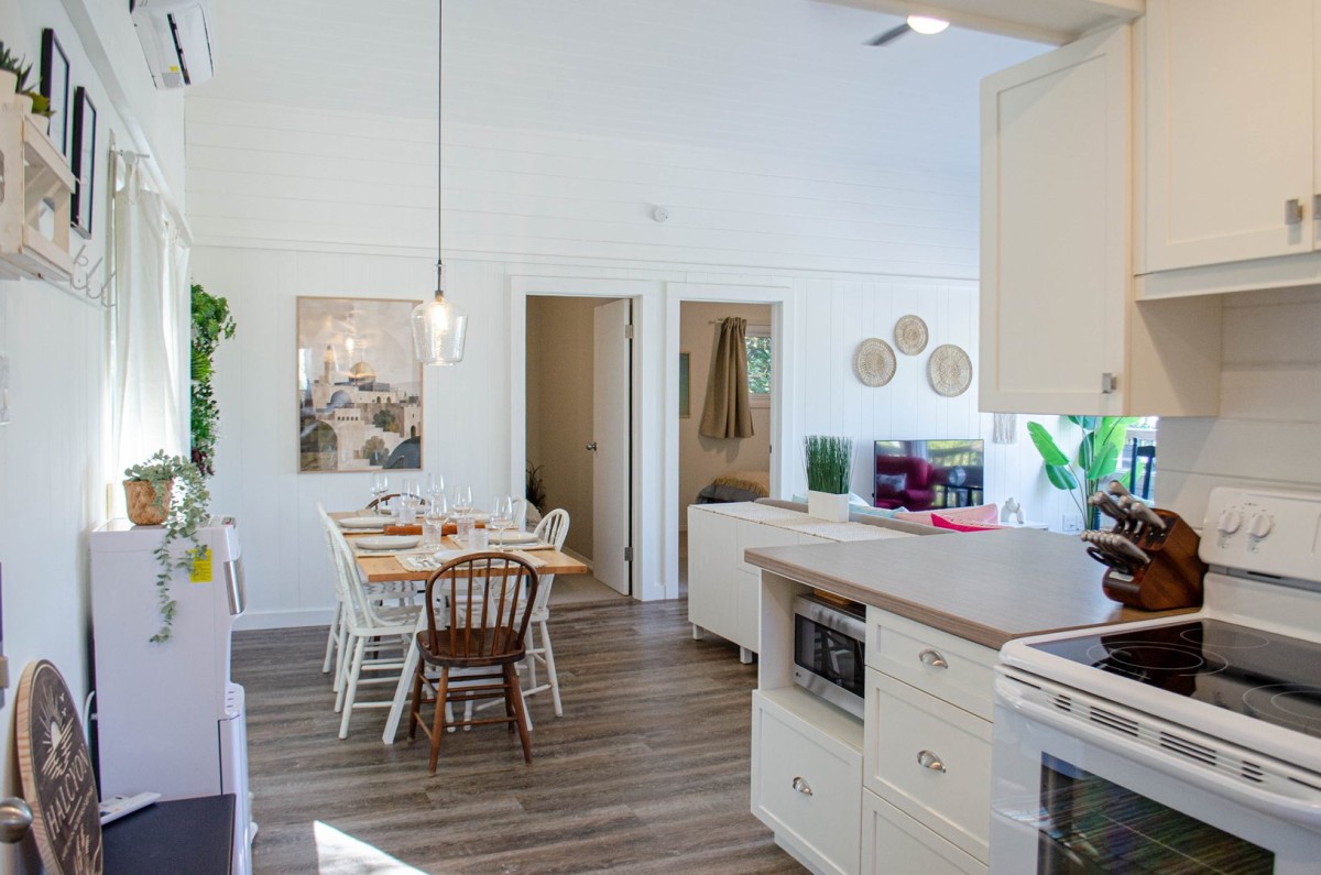 Kitchen into Dining