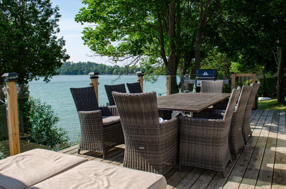 Outdoor dining with the best view!
