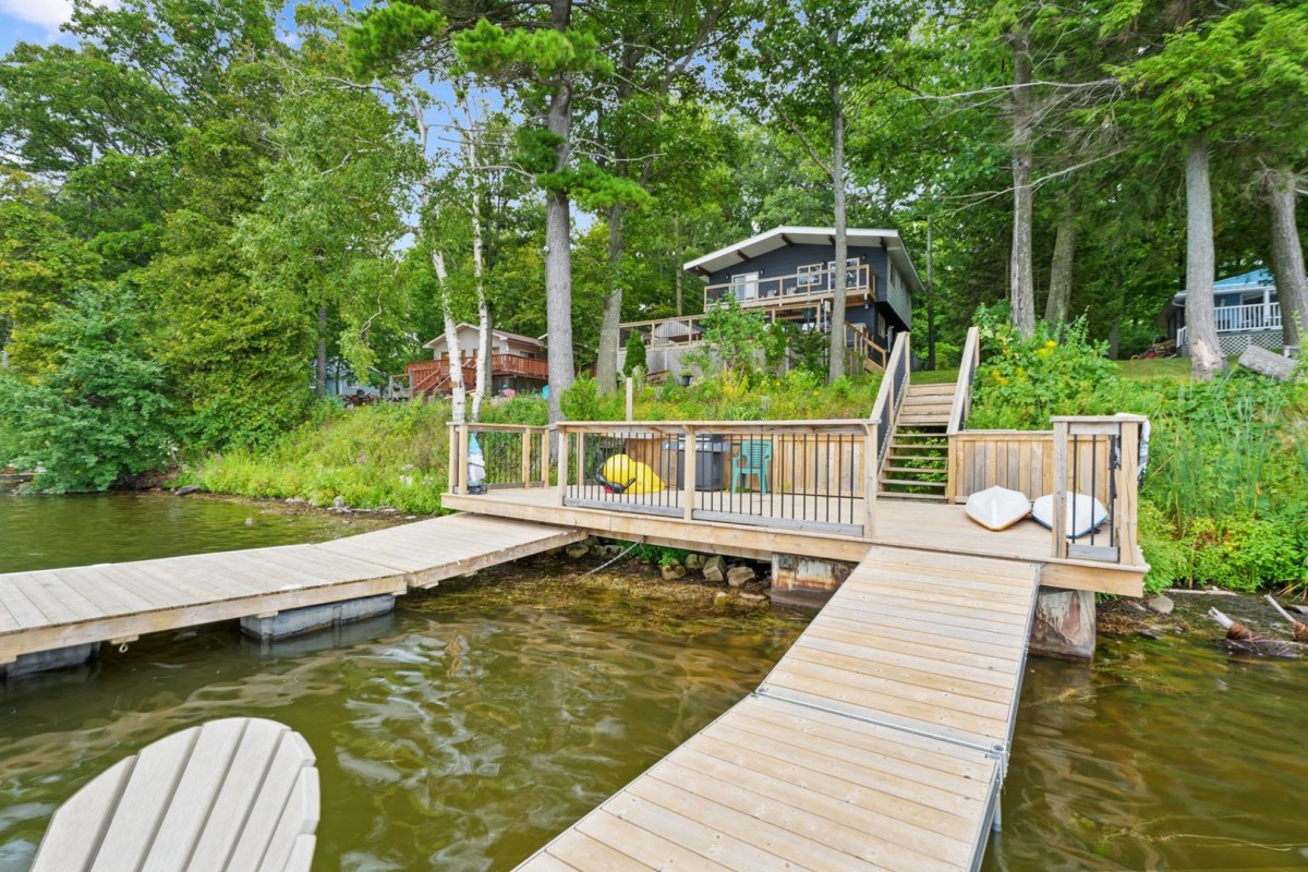 Dock and waterfront deck