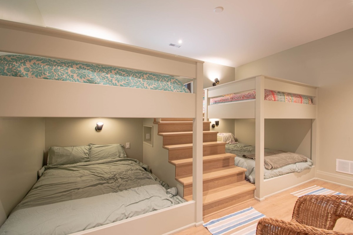 Bedroom 6 - bunk room on lower level