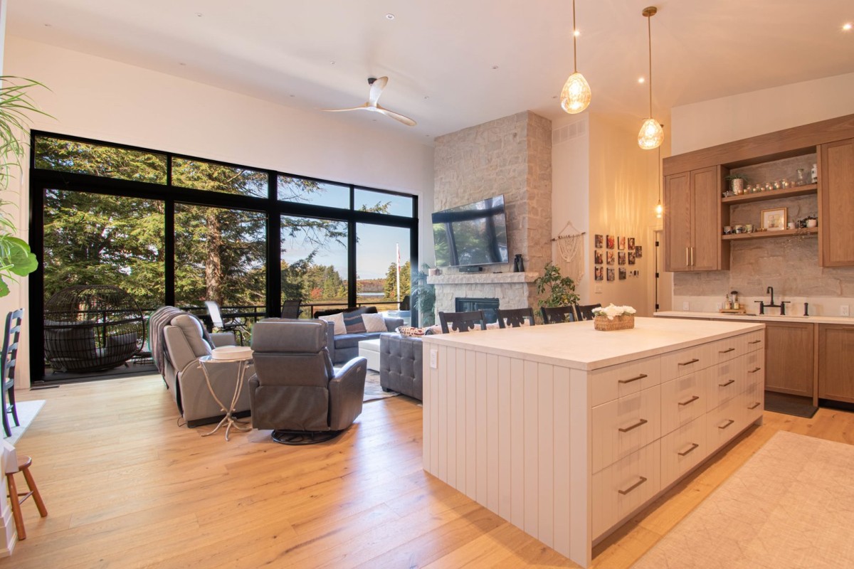 Kitchen into Living