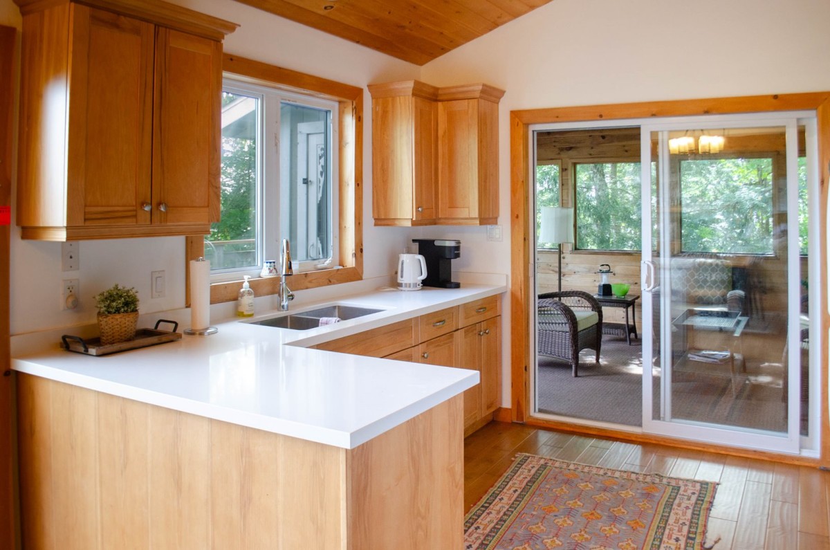 Kitchen into Sunroom