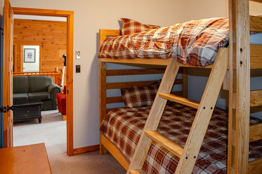 First Bunkroom with single bed