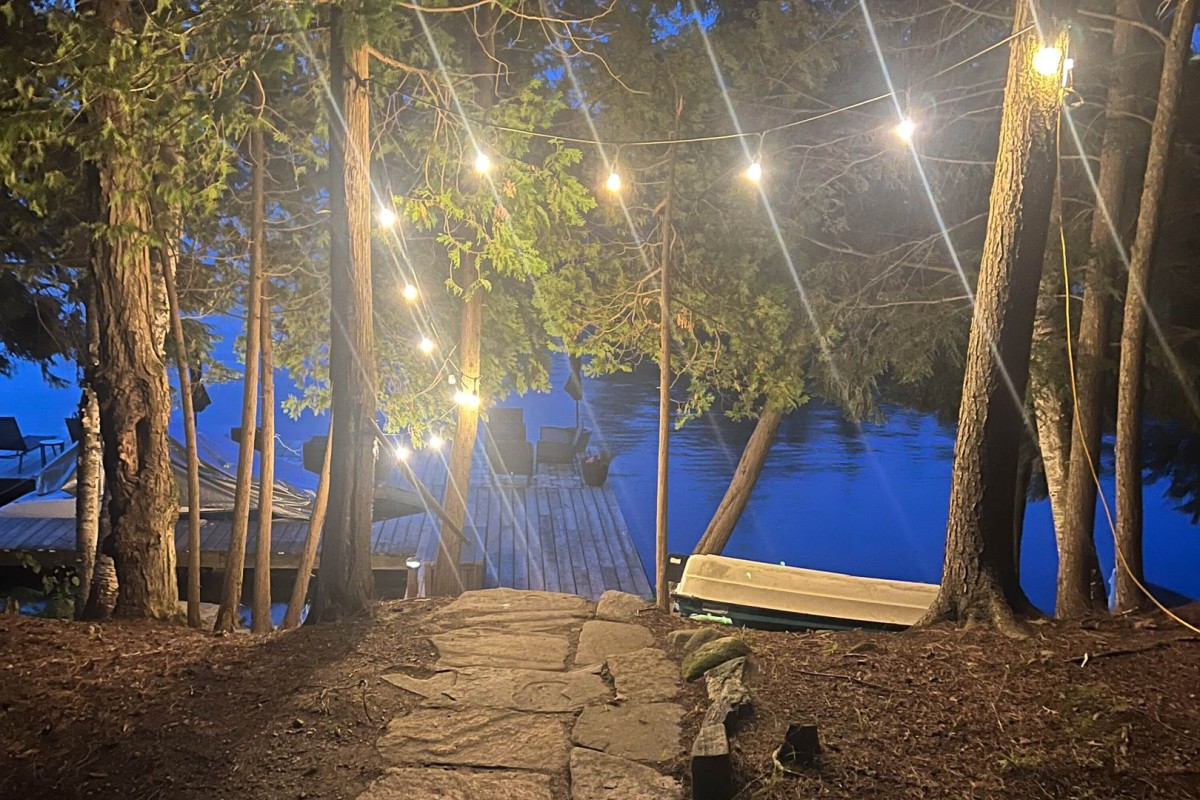 Lights Glimouring over the Lake