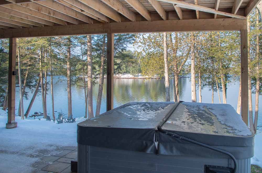 Hot Tub in a Sheltered Location