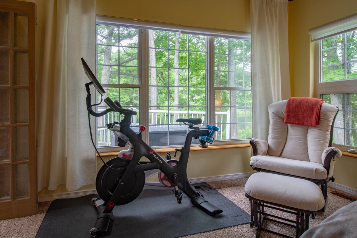 Peloton Bike in Primary Suite