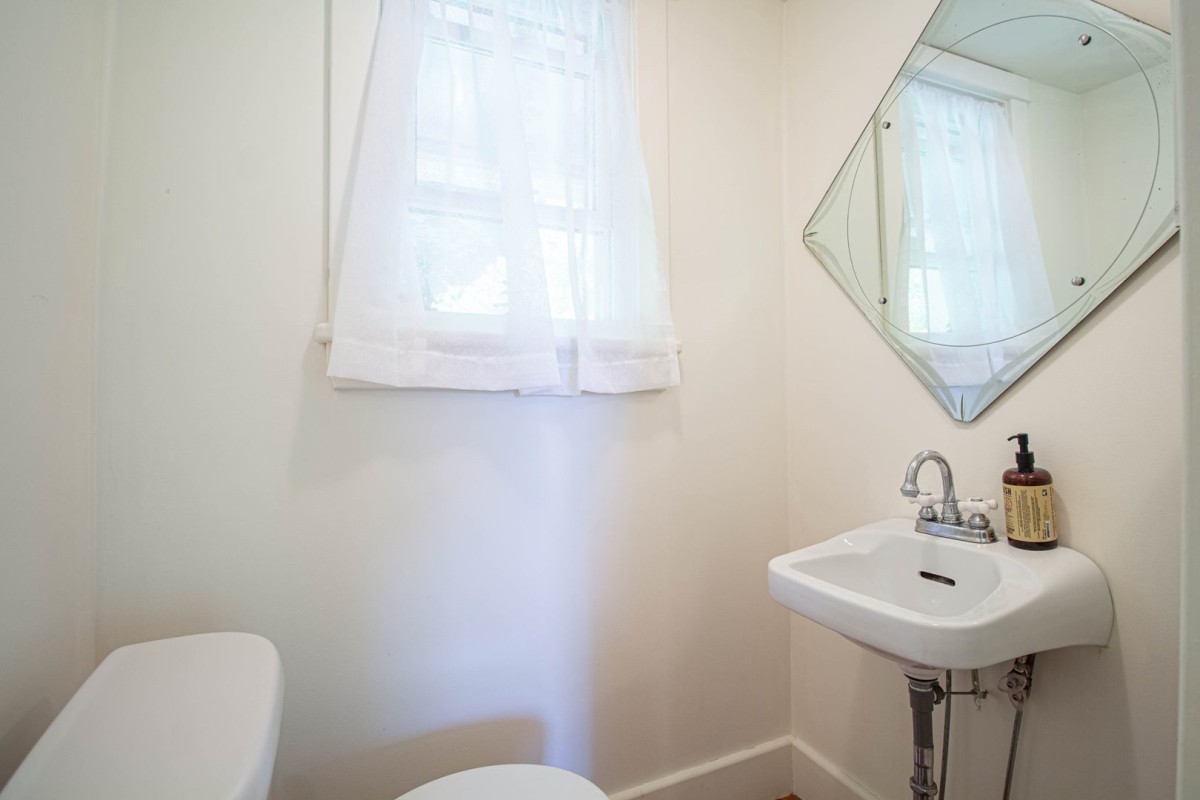 Powder Room off Dining Area