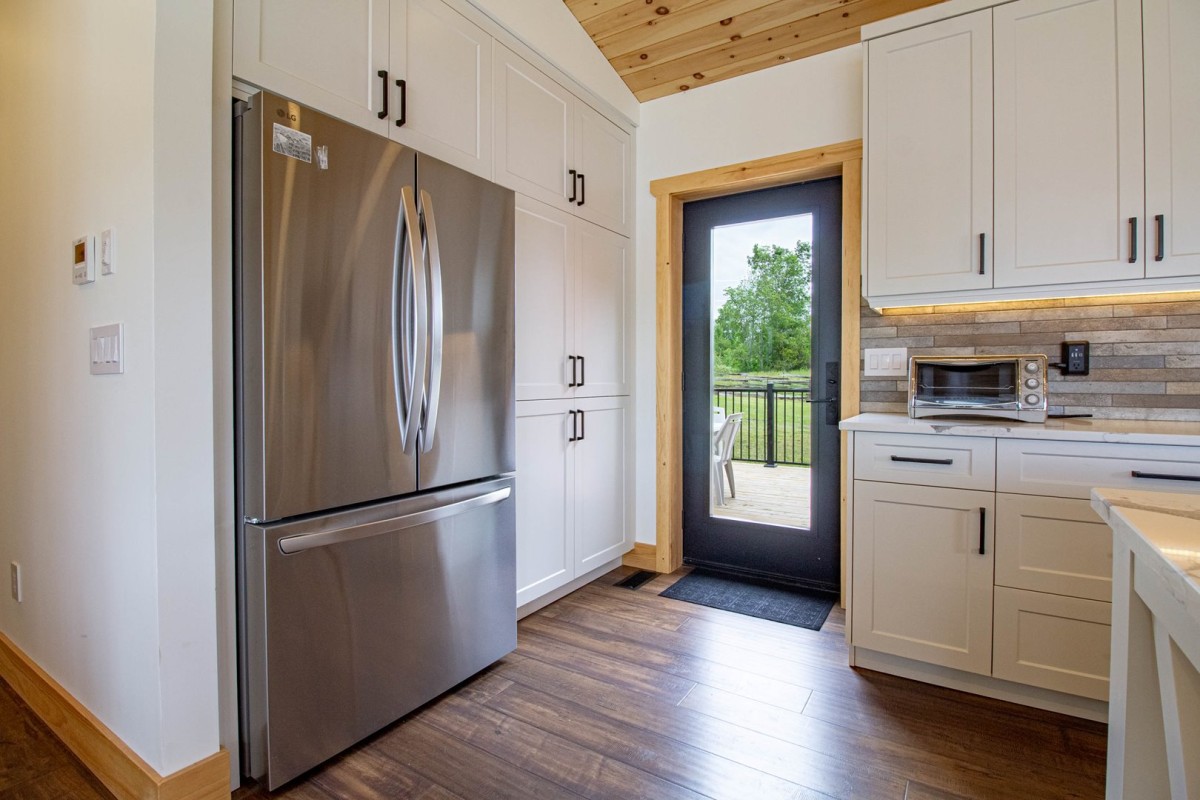 Kitchen with Patio Door to Rear Deck