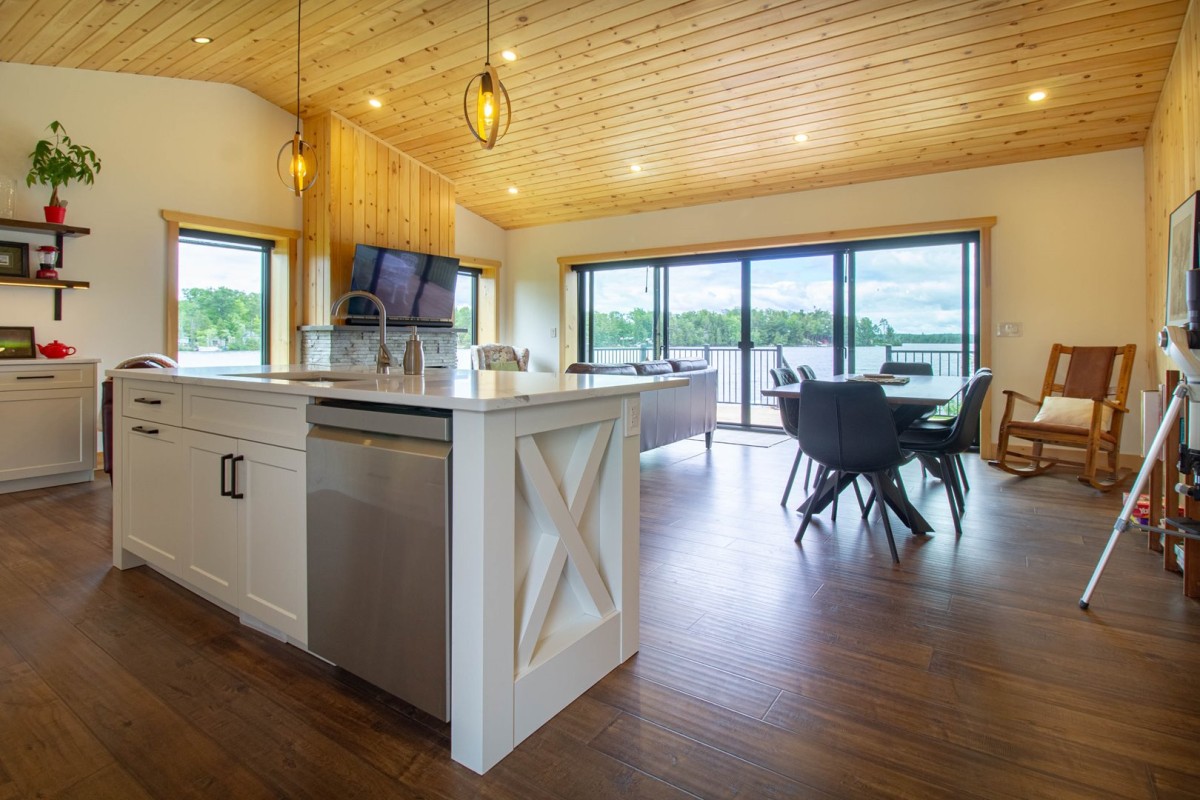 Kitchen into Dining