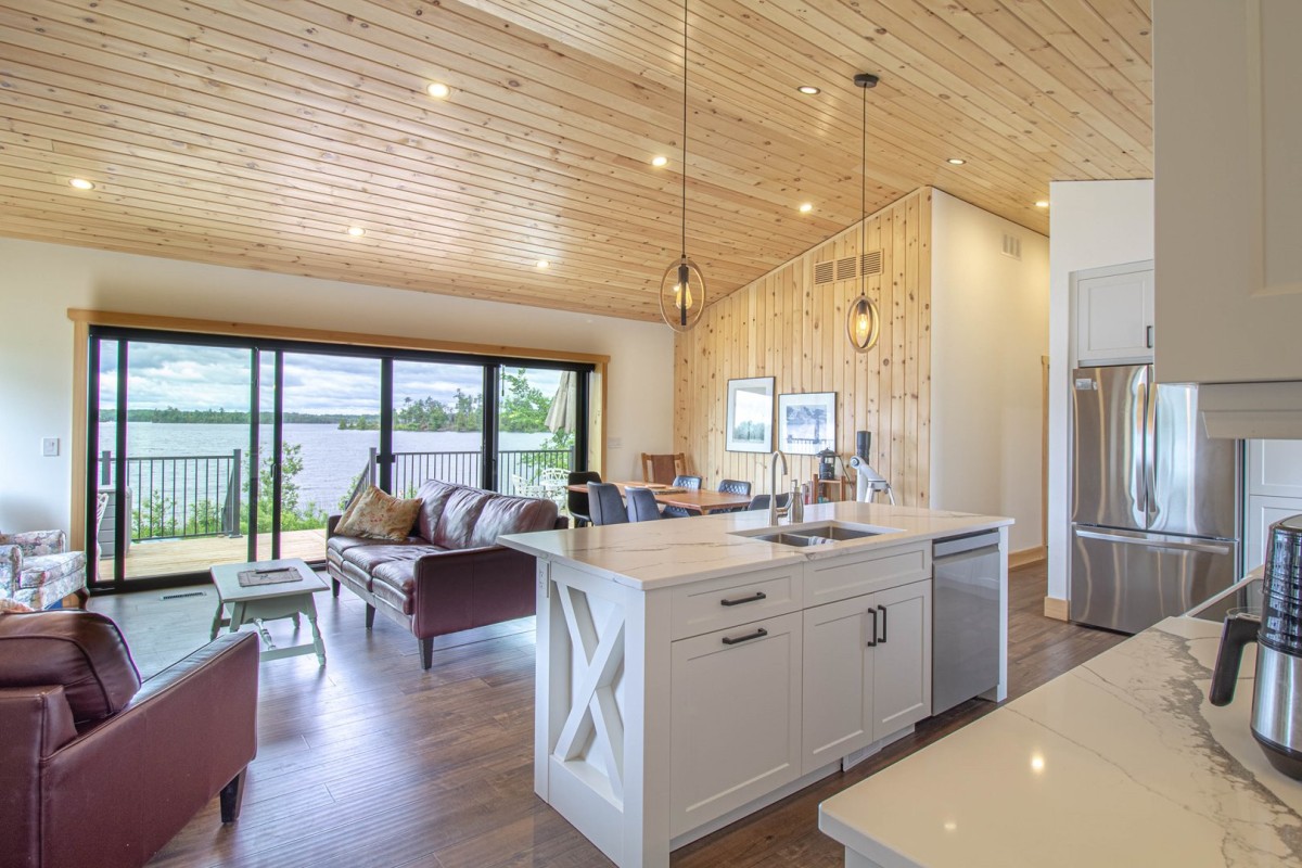 Walking into the Kitchen from the Main Entrance