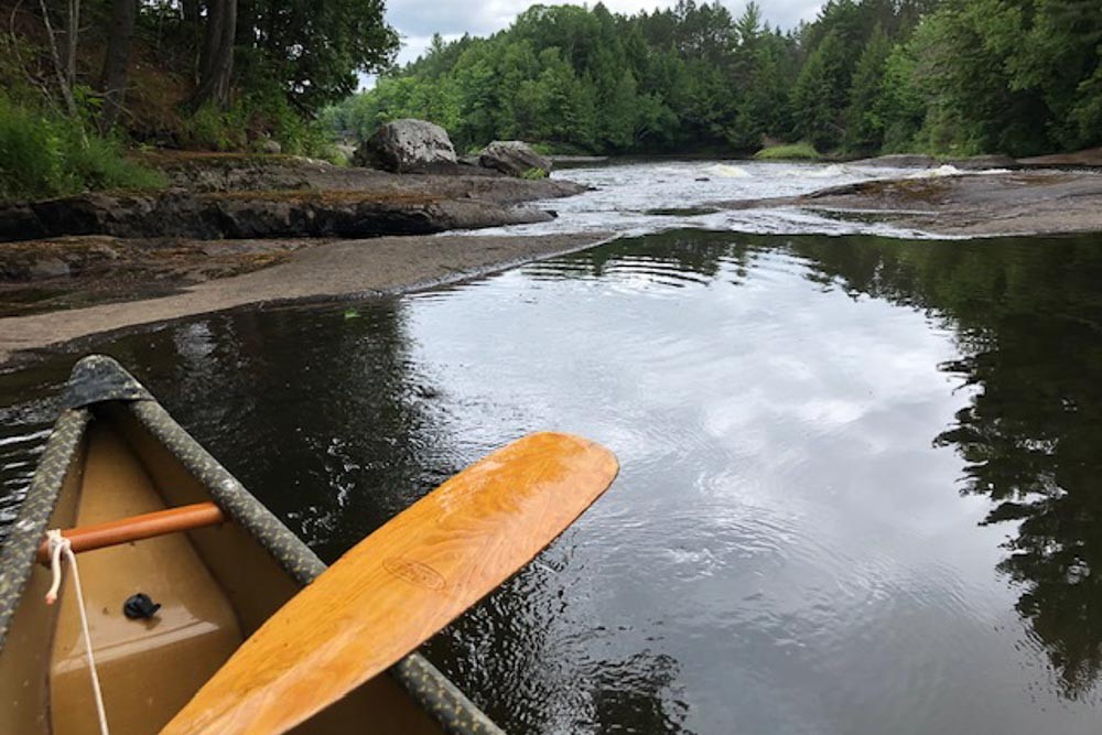 Afternoon canoe trip to the rapids