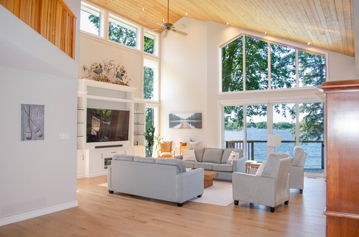 Bar View into the Family Room