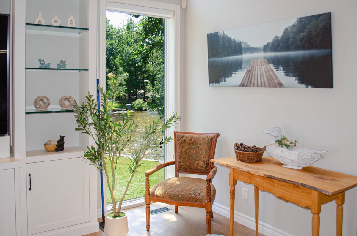Waterfront Views in the Family Room