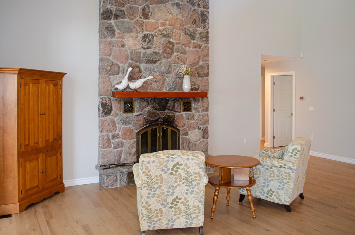 Fireplace living room