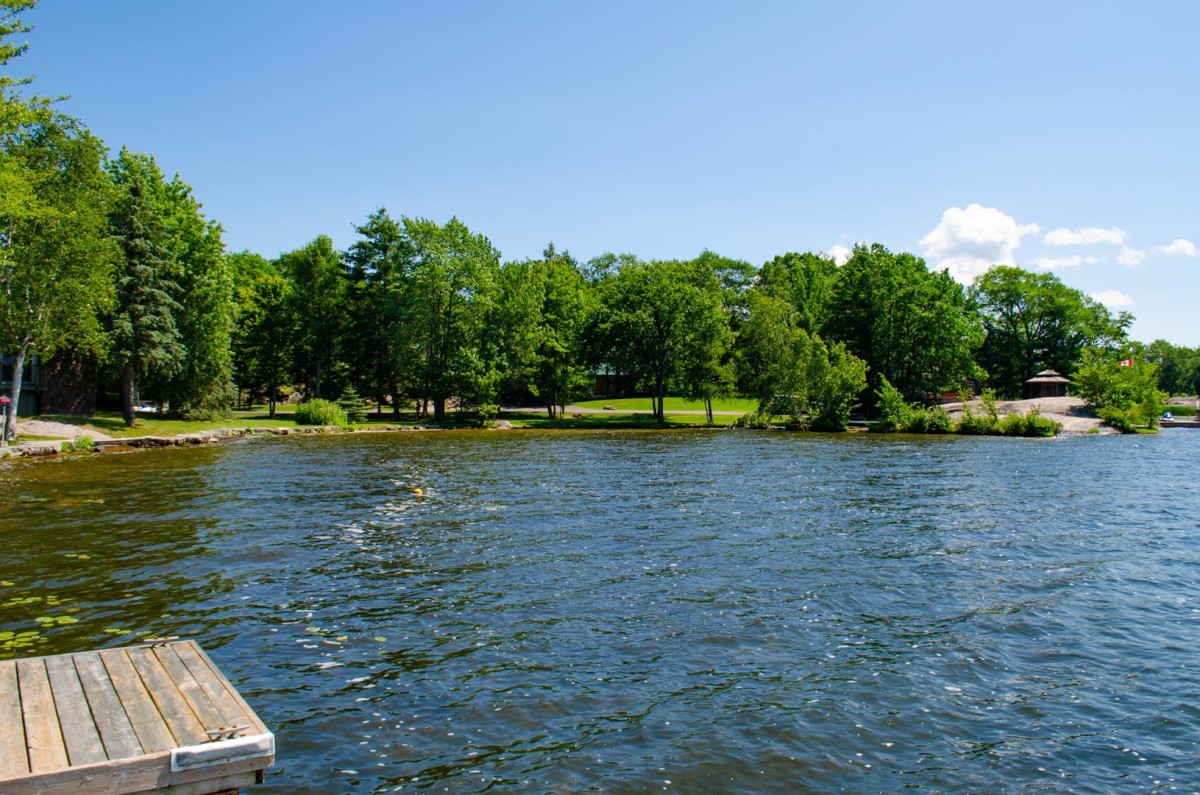 View from the dock