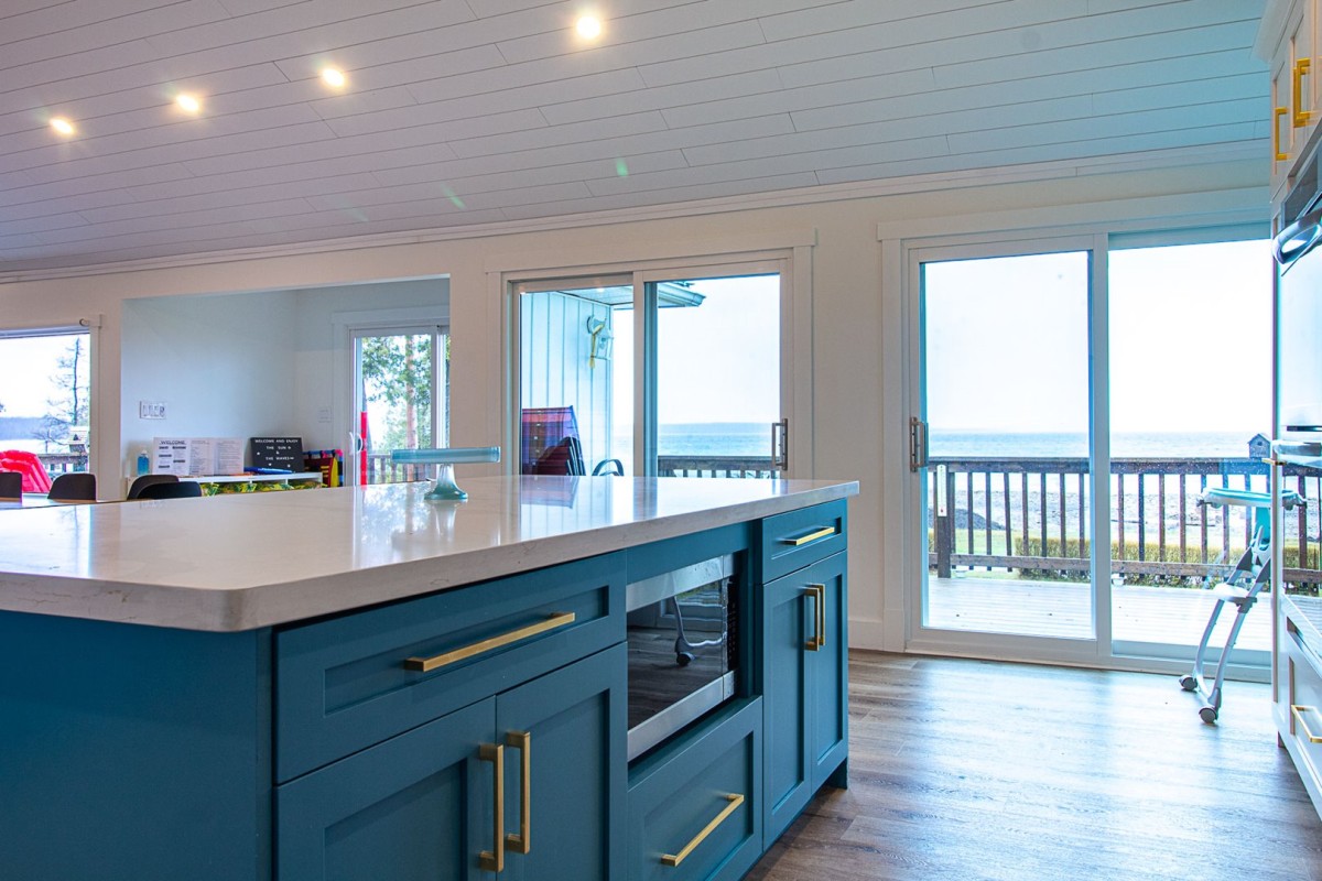 Primary Kitchen with Walkout to the Deck