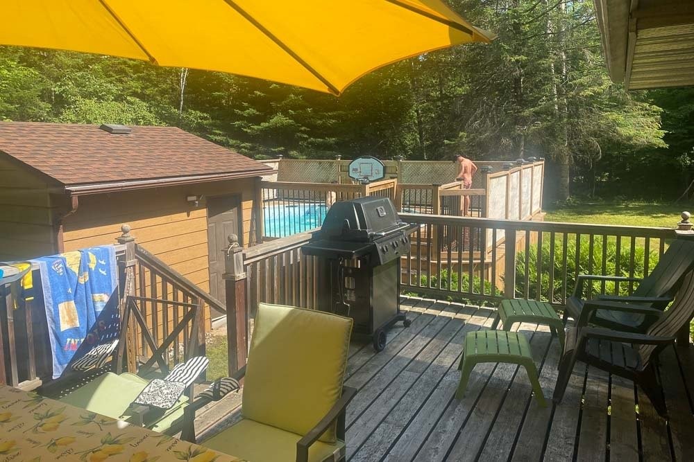 Back Deck and Pool