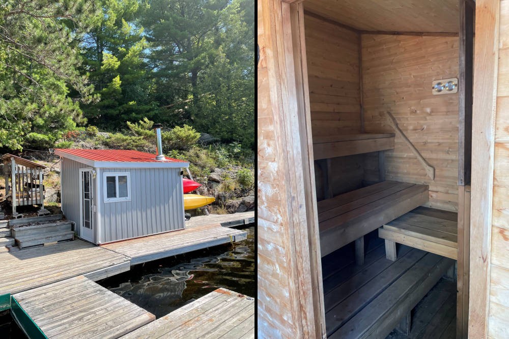 Sauna on the Dock: Pet-friendly cottage rental with sauna