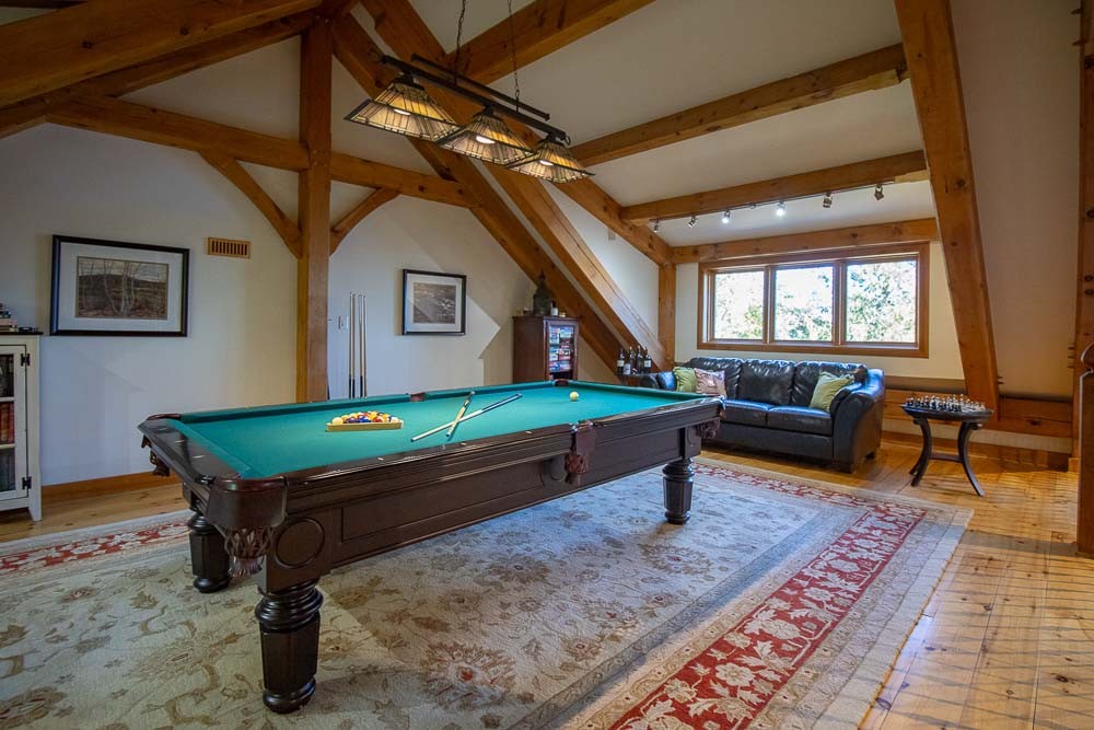 Pool Table in the Loft
