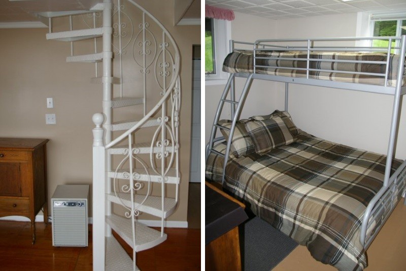 Spiral Staircase/Bedroom