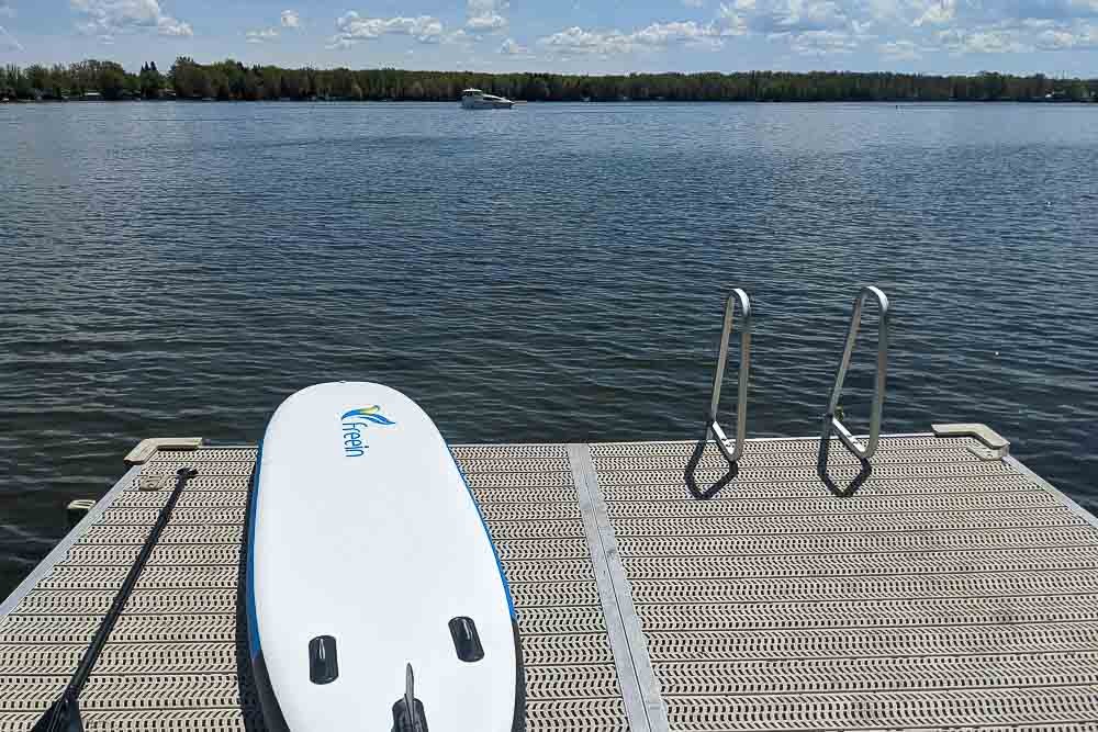 Dock and Stand Up Paddleboard