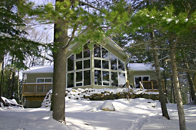 Winter Cottage on Six Mile Lake