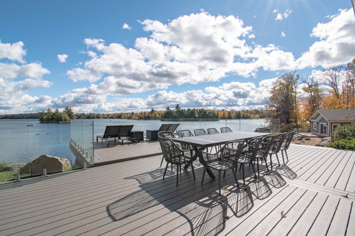 Deck view of Lake Manitouwabing